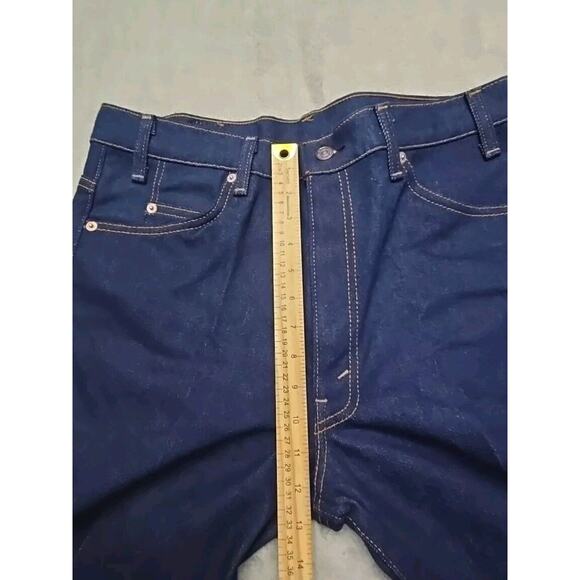 Levi's 517 Orange Tab Bootcut Jeans 36x31 Made In USA '93 Dark Wash Vintage EUC - Picture 9 of 10